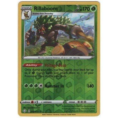 Rillaboom (SF13/72) [NM/RH]