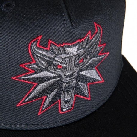 Czapka - The Witcher 3 Black Wolf Snap Back