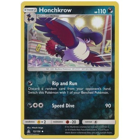 Honchkrow (UP72/156) [NM/RH]