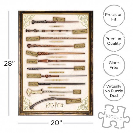 Puzzle - Harry Potter Wands (1000)