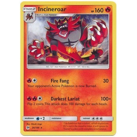 Incineroar (SM26/149) [NM]