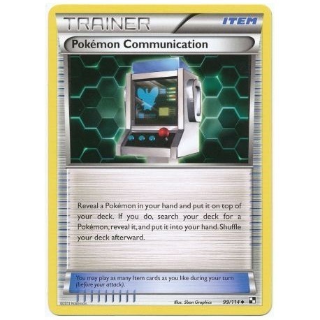 Pokemon Communication (BW99/114) [NM]