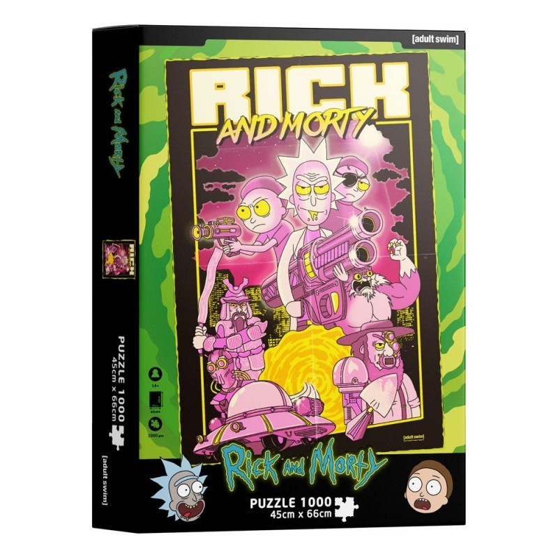 Puzzle - Rick & Morty - Retro Poster (1000)