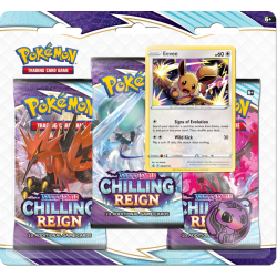 Pokemon TCG: Chilling Reign 3-pack (Eevee) (przedsprzedaż)