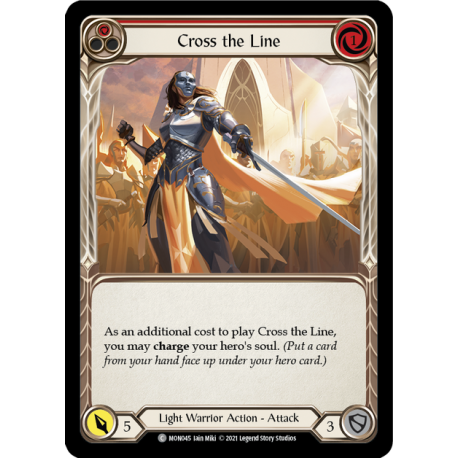 Cross the Line (MON045) [NM/Foil]