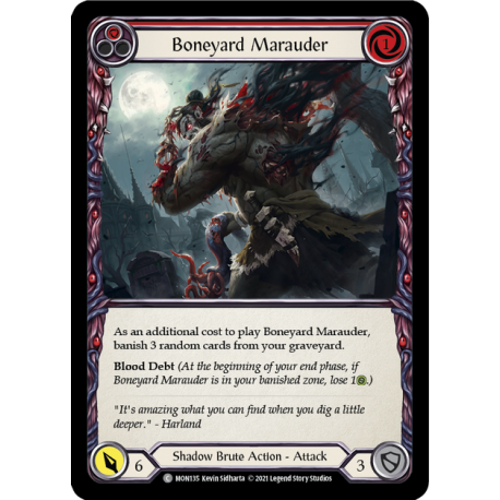 Boneyard Marauder (MON135) [NM]