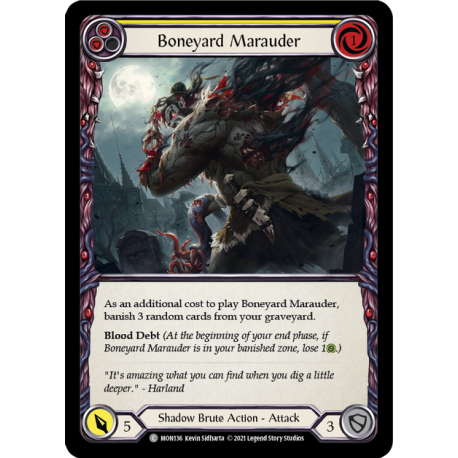 Boneyard Marauder (MON136) [NM]