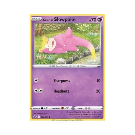 Galarian Slowpoke (CR054/198) [NM]