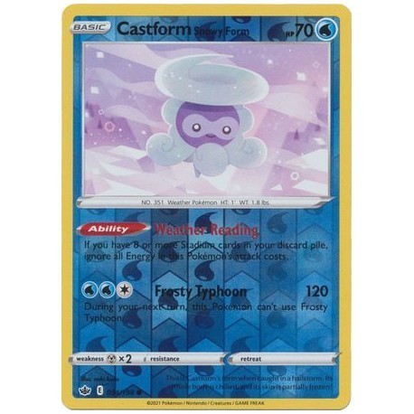 Castform (Snowy Form) (CR034/198) [NM/RH]