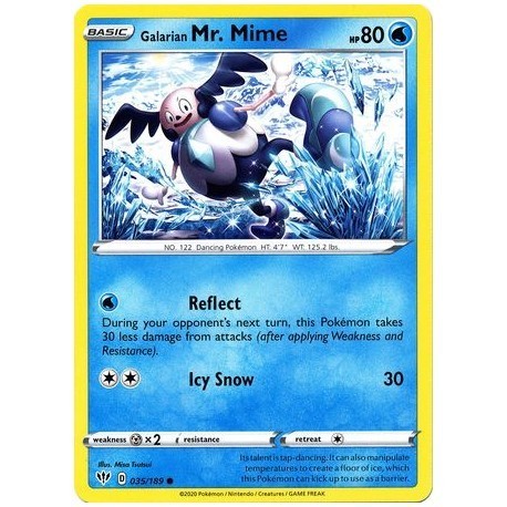 Galarian Mr. Mime (DA35/189) [NM]