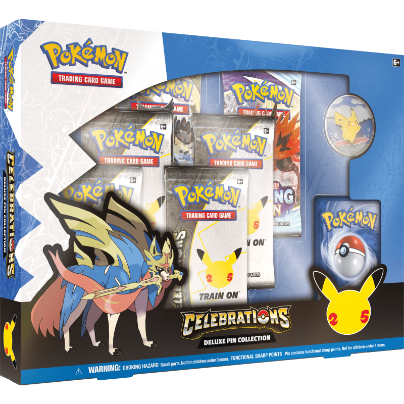 Pokemon TCG: Celebrations Deluxe Pin Collection (przedsprzedaż)