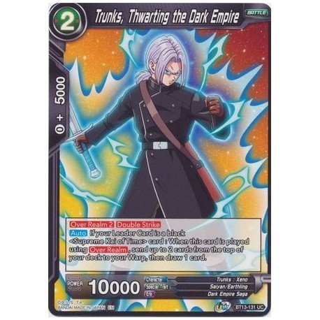 Trunks, Thwarting the Dark Empire (BT13-131) [NM]