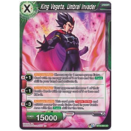 King Vegeta, Umbral Invader (BT13-064) [NM]