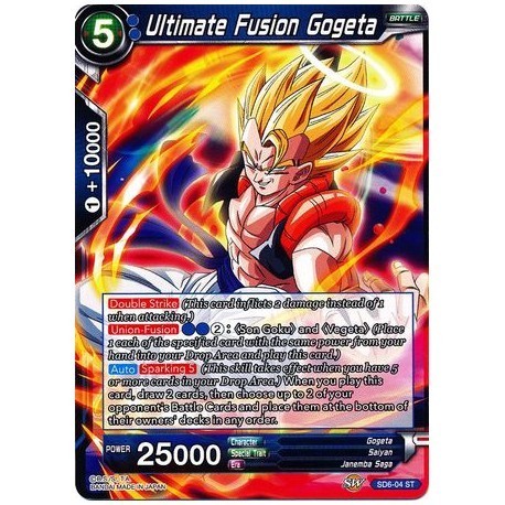 Ultimate Fusion Gogeta (SD6-04) [NM]