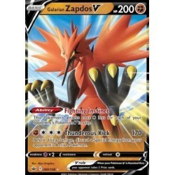 Galarian Zapdos V (CR080/198) [NM]