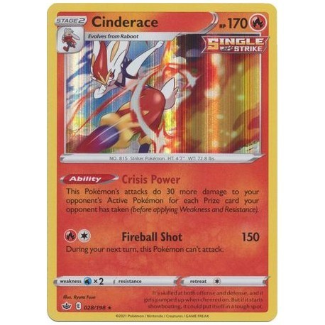 Cinderace (CR028/198) [NM/H]