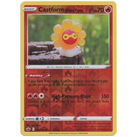 Castform (Sunny Form) (CR022/198) [NM/RH]