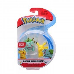Pokemon Battle Figure - Pikachu + Bulbasaur