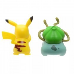 Pokemon Battle Figure - Pikachu + Bulbasaur