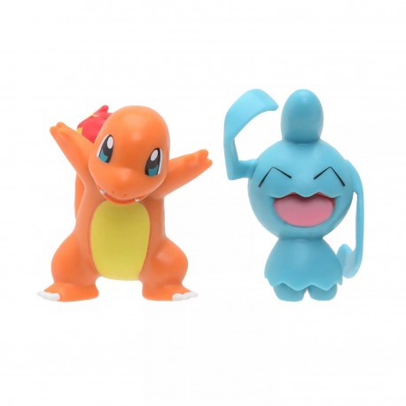 Pokemon Battle Figure - Wynaut + Charmander