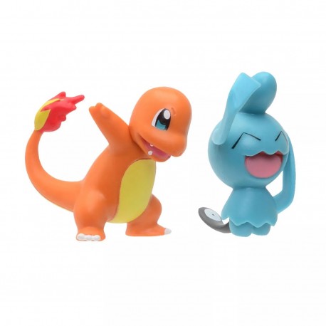 Pokemon Battle Figure - Wynaut + Charmander