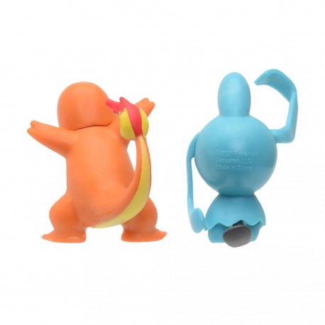 Pokemon Battle Figure - Wynaut + Charmander