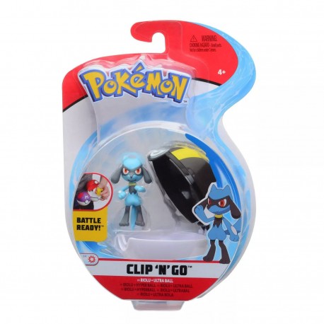 Pokemon Clip 'n' Go - Riolu + Ultraball