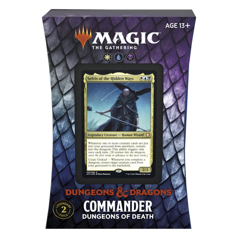 Magic The Gathering Adventures in the Forgotten Realms Commander Deck - Dungeons of Death (przedsprzedaż)