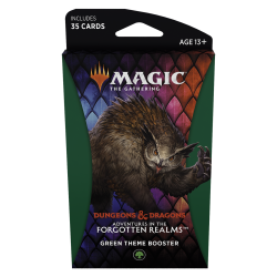 Magic The Gathering Adventures in the Forgotten Realms Green Theme Booster