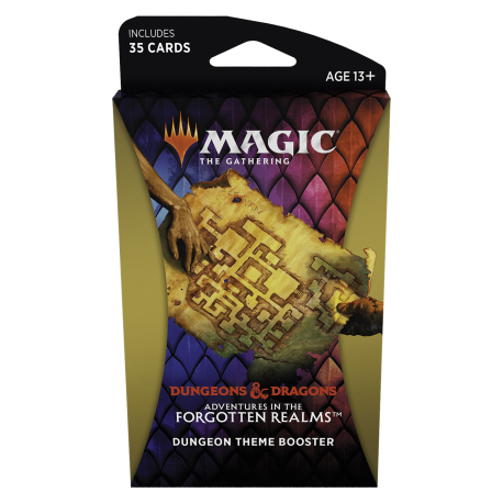 Magic The Gathering Adventures in the Forgotten Realms Dungeon Theme Booster