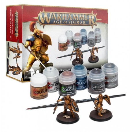 Age of Sigmar Stormcast Eternals Vindictors + Paints Set