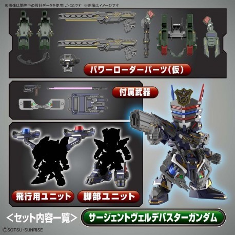 SDW Heroes Sergeant Verde Buster Gundam DX Set