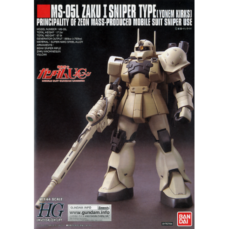 HGUC 1/144 Zaku I Sniper Type (Yonem Kirks Custom)