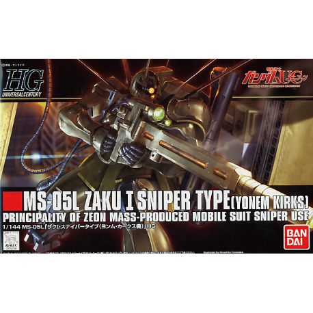 HGUC 1/144 Zaku I Sniper Type (Yonem Kirks Custom)