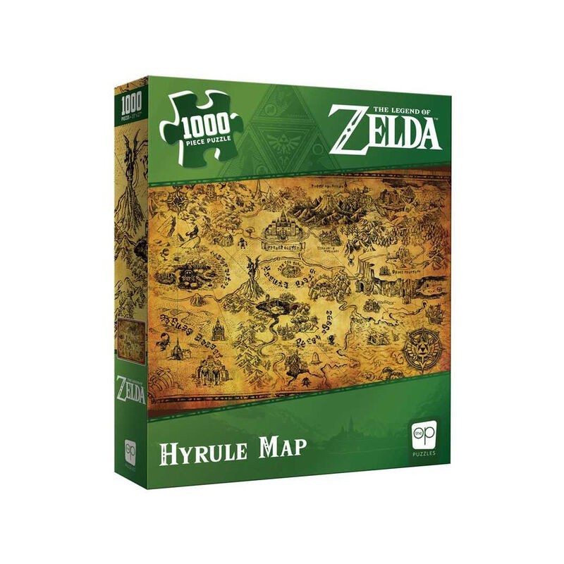 Puzzle The Legend of Zelda Hyrule Map Collector's 1000