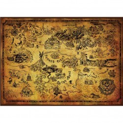 Puzzle The Legend of Zelda Hyrule Map Collector's 1000