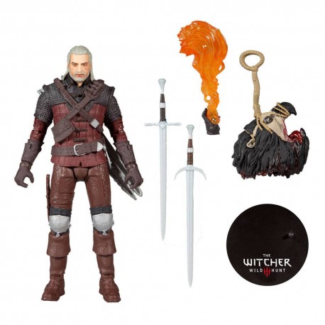 The Witcher 3: Wild Hunt Action Figure Geralt of Rivia (Wolf Armor) 18 cm