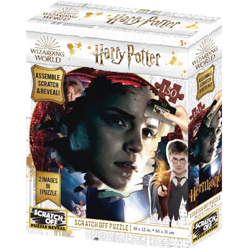 Harry Potter: Magiczne puzzle-zdrapka - Hermiona (150 elementów)