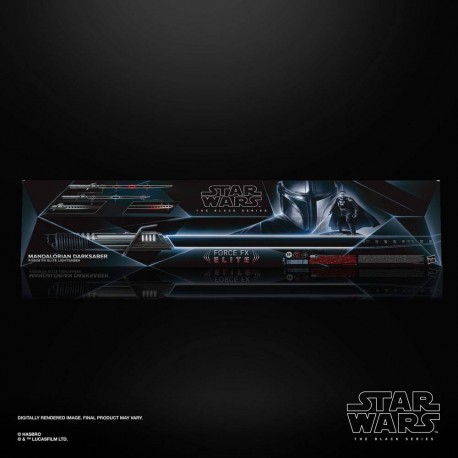 Star Wars The Black Series Mandalorian Darksaber Force FX Elite Lightsaber