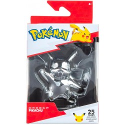 Pokemon Select Battle Mini Figures Silver - Pikachu 7cm
