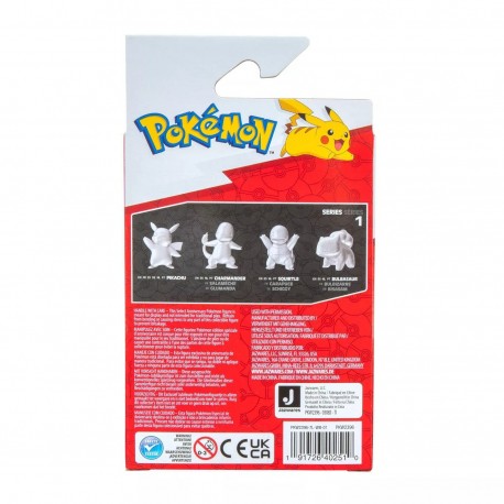 Pokemon Select Battle Mini Figures Silver - Squirtle 7cm