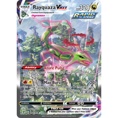 Rayquaza VMax (EVS218/203) [NM]