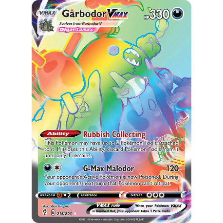 Garbodor VMax (EVS216/203) [NM]