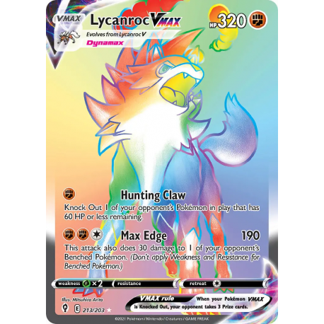 Lycanroc VMax (EVS213/203) [NM]