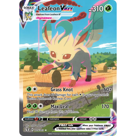 Leafeon VMax (EVS205/203) [NM]