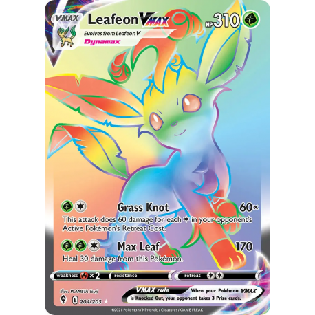 Leafeon VMax (EVS204/203) [NM]