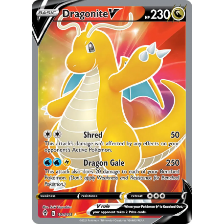 Dragonite V (EVS191/203) [NM]