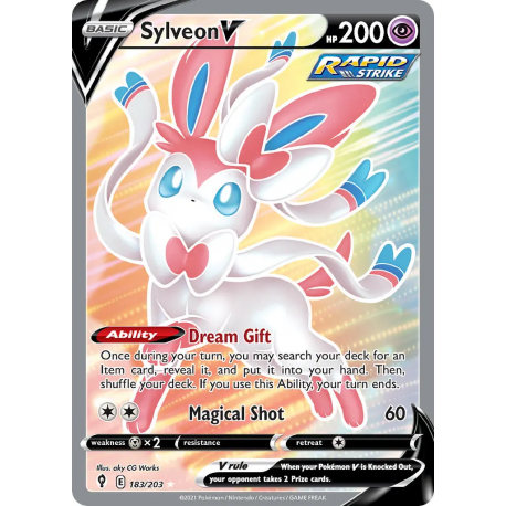 Sylveon V (EVS183/203) [NM]