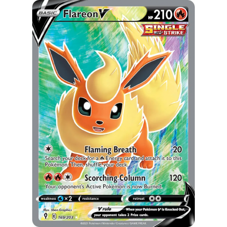 Flareon V (EVS169/203) [NM]