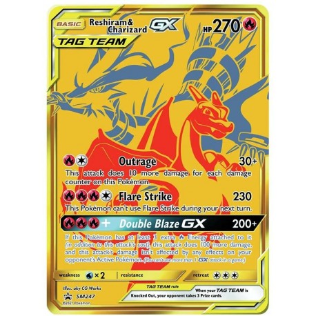 Pokemon TCG: Tag Team Reshiram & Charizard GX Premium Collection